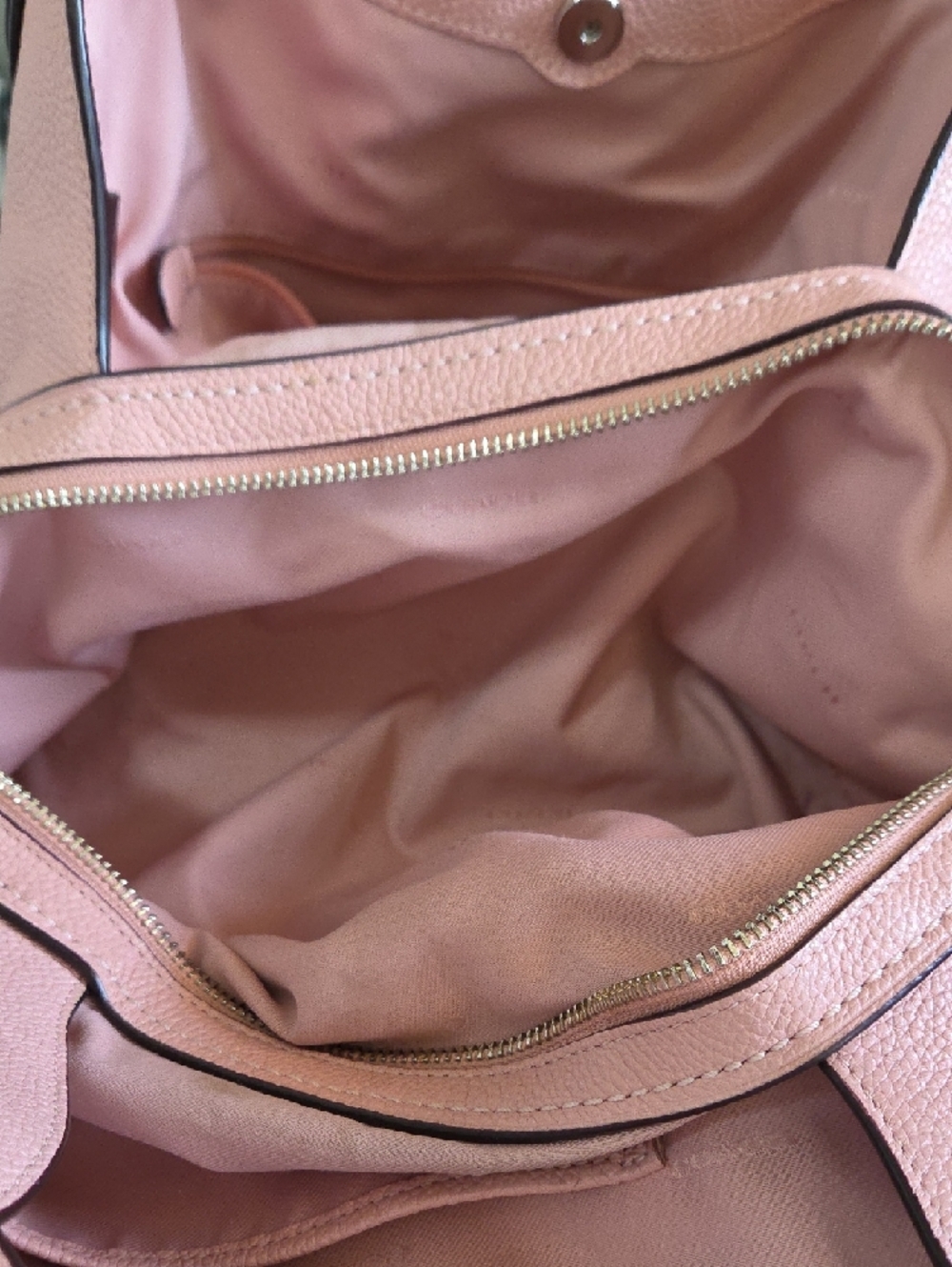 Coach Edie 31 Light Pink Pebbled Leather Purse - Picture 2 of 16